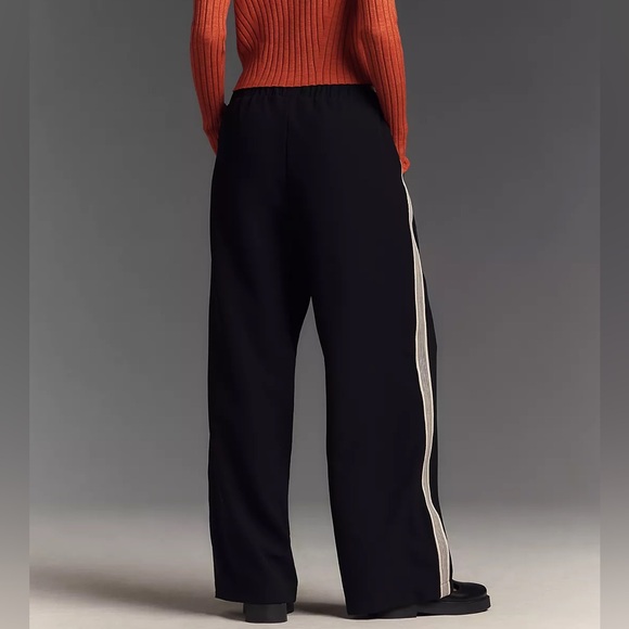 Maeve Pull-On Track Pants in Black - Picture 3 of 8